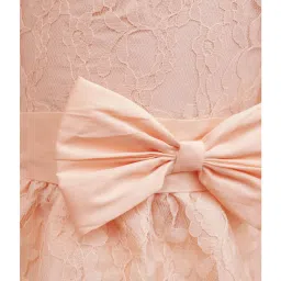 A.T.U.N. Peach Lace Dress image 3