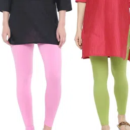 Dollar Missy Multicolor Leggings (Pack of 2) image 1