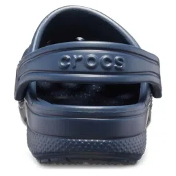 Crocs Kid's Baya Navy Back Strap Clogs image 5