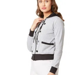 Miss Chase Grey Cotton Jacket image 3