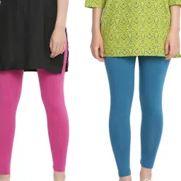 Dollar Missy Multicolor Leggings (Pack of 2) image 1