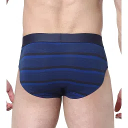 Jack & Jones Palace Blue Striped Briefs image 2