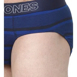 Jack & Jones Palace Blue Striped Briefs image 4