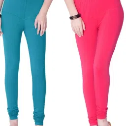 Dollar Missy Multicolor Leggings (Pack of 2) image 1