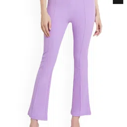 MIXFIT Women Pack Of 2 Slim Fit Low-Rise Trousers-image-24