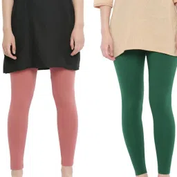 Dollar Missy Multicolor Leggings (Pack of 2) image 1