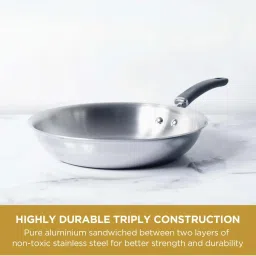 Meyer Trivantage Stainless Steel Triply Cookware Open Frypan, 26cm image 2