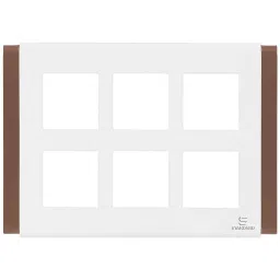 Standard by Havells Combined Plate ZOE Series 12 M Caramel Brown, ASZPLCAV12-picture-28