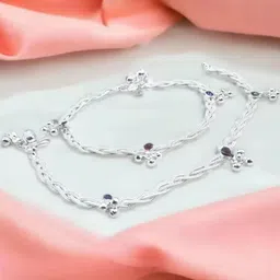 sonu select Alloy Silver Multicolor Jewellery Set (Pack of 2) image 2