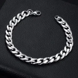 KRENOZ Premium Sterling Silver Wraparound Chain Bracelet-picture-23