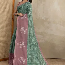 Mameraa Ethnic Motifs Printed Saree-picture-22