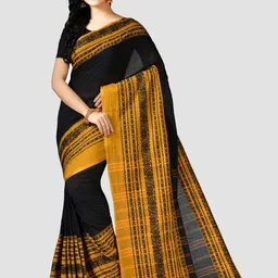 Crochetin Khadi Saree-picture-40