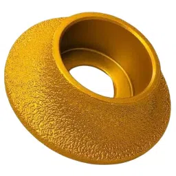 FLAMINGO ENTERPRISE Brazed Diamond Grinding Wheel Tools Half Round Shape 75 mm Diameter 2 cm Lever, FM-456 image 3