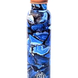 DSH Crafting Your Curiosity Blue & White Single Copper Printed Water Bottle 900 ml-picture-20