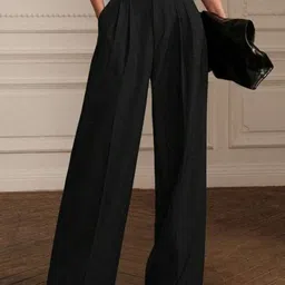 Next One Women Smart High-Rise Regular Fit Korean Pants image 4