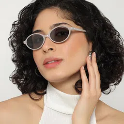 PELLE LUXUR Unisex Oval Sunglasses with UV Protected Lens PLSG8005-picture-11