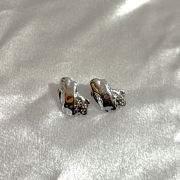 ANAMIKA Stainless Steel Silver-Plated Anti-Tarnish Contemporary Studs-picture-28