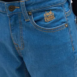 Jack & Jones Junior Boys Regular Fit Mid-Rise Stretchable Jeans image 3