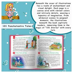 gowoo 101 Panchatantra and Fairy Tales book for kids (Hardbound) : Moral stories for kids, Educational stories for children, Fairy tale learning for kids. image 4