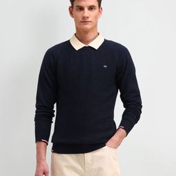 Arrow Sport Men Round Neck Long Sleeves Pullover Sweater-picture-0