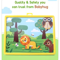 Babyhug 2 in 1  Magnetic Animal Puzzle Set- Multicolor image 5