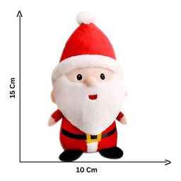 Tickles Santa Claus with V Shape Beard Look Soft Stuffed Plush Toy Christmas Decoration for Kids Boys & Girls (Size: 15 cm Color: Red) image 5