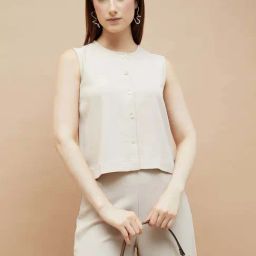 Code By Lifestyle Light Beige Regular Fit Top-picture-41