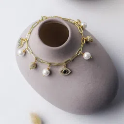 Curio Cottage Golden NOVA Charm Charms Bracelet image 1