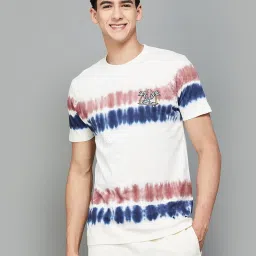 Fame Forever by Lifestyle Beige Cotton Regular Fit Printed T-Shirt image 1