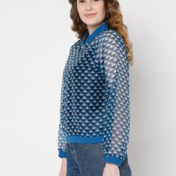 Vero Moda Blue Printed Jacket image 3