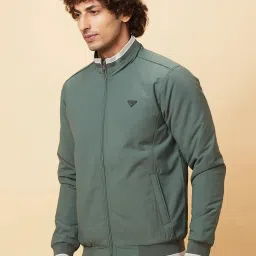 Being Human Green Slim Fit Jacket image 1