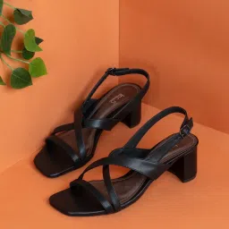 Inc.5 Women's Black Cross Strap Sadals image 1