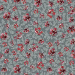 Petal Home Poinciana Teal Cotton 144 TC Bedsheet image 5