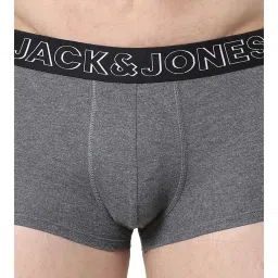 Jack & Jones Black & Navy Regular Fit Trunks - Pack Of 2 image 4