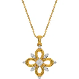 Kisna Diamond & Gold Jewellery 18k Venus Diamond Pendant-picture-35