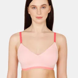 Zivame Pink Non Wired Non Padded T-Shirt Bra-image-7