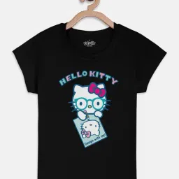 kidsville Hello Kitty Printed Tshirt For Kids Girls-picture-45