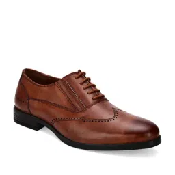 San Frissco Men's Tan Oxford Shoes-image-64