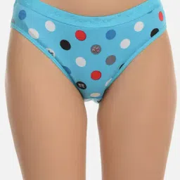 Mod & Shy Blue Polka Dot Hipster Panty-picture-46