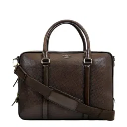 Eske Brown Leather Large Messenger Bag-picture-12