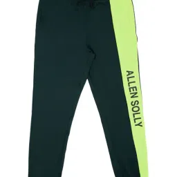 allen solly junior Allen Solly Kids Green Color Block Trackpants-picture-32