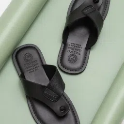 Privo by Inc.5 Men's Black Thong Sandals image 1