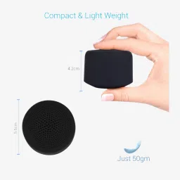 Portronics PICO 3W Mini True Wireless (TWS) Speaker (Black) image 4