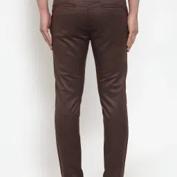 Jainish Brown Cotton Regular Fit Trousers image 2