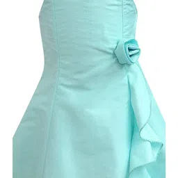 A.T.U.N. Mint Blue Solid Dress image 3