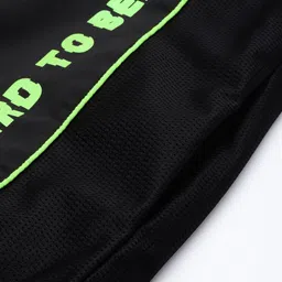 WROGN ACTIVE Men Black Typography Printed Mock-Collar Sporty Jacket image 4