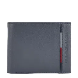 Tommy Hilfiger Ramiro Blue Casual Leather Bi-Fold Wallet for Men image 1