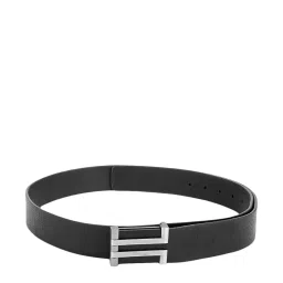 The Vertical Berg Black Leather Waist Belt for Men image 2