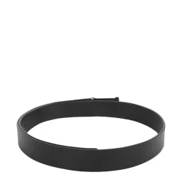 The Vertical Berg Black Leather Waist Belt for Men image 3