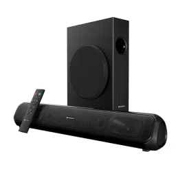 Portronics Pure Sound Pro X 80W BT Soundbar with Wired Subwoofer for Deep Bass. 2.1 Channel (Black) image 1